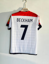 ENGLAND 2004 HOME DAVID BECKHAM JERSEY HOME KIT EMBROIDERY