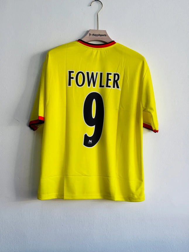 LIVERPOOL 1997-98 AWAY KIT OWEN  FIVESLEEVE