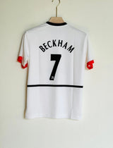 MANCHESTER UNITED 2002-03 AWAY KIT BECKHAM EMBROIDERY