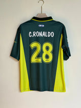 SPORTING 2000-01 AWAY KIT RONALDO FIVESLEEVE POLO