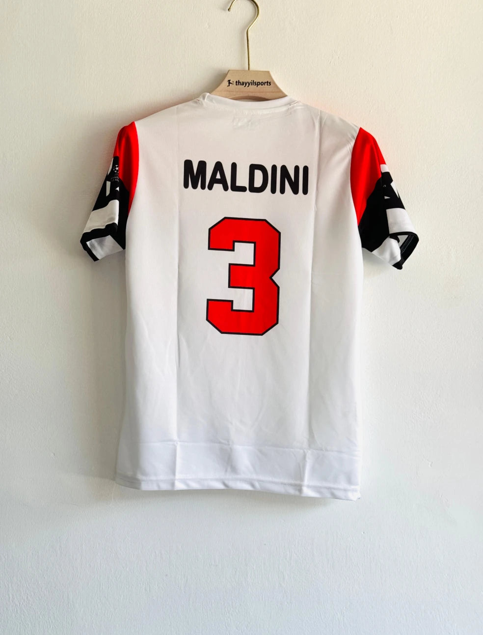 ACMILAN 1994-95 AWAY KIT MALDINI EMBROIDERY
