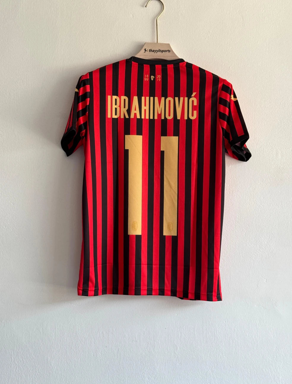 ACMILAN 120TH ANNIVERSARY EDITION KIT IBRAHIMOVIC EMBROIDERY