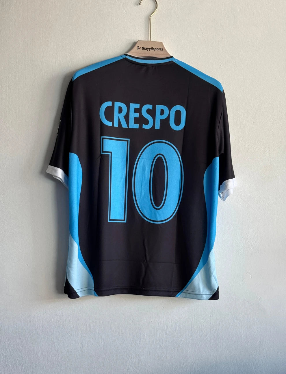 LAZIO 2000-01 AWAY KIT CRESPO FIVESLEEVE