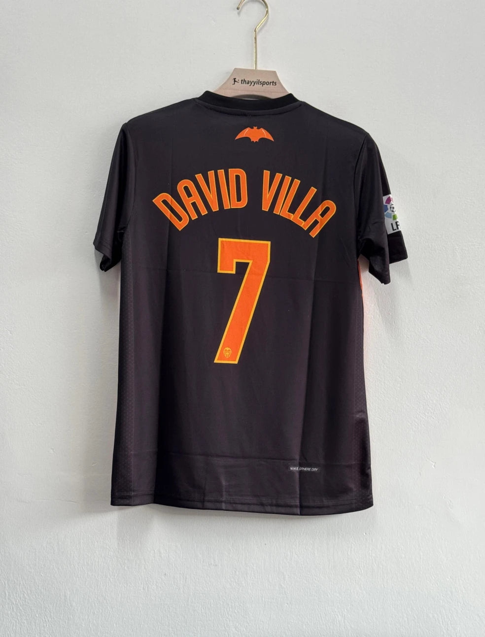 VALENCIA 2006 AWAY KIT DAVID VILLA EMBROIERY