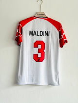 ACMILAN 1997-98 AWAY KIT MALDINI EMBROIDERY