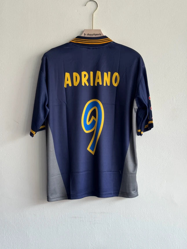 PARMA CALCIO 2001-02 THIRD KIT ADRIANO FIVESLEEVE POLO
