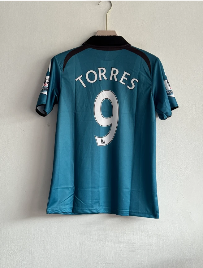 LIVERPOOL 2008-09 THIRD KIT TORRES POLO EMBROIDERY