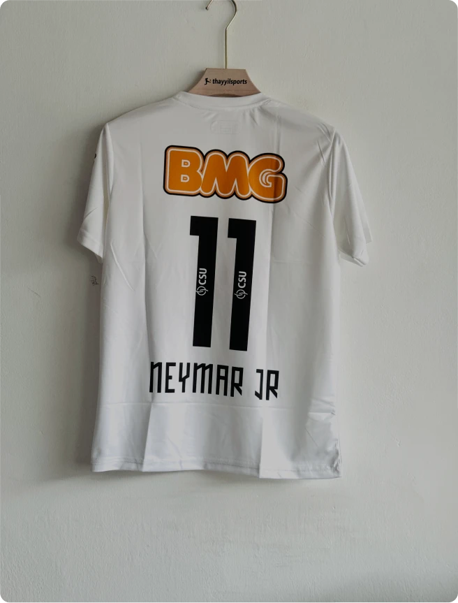 SANTOS 2012-13 HOME KIT NEYMER EMBROIDERY