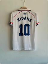 FRANCE 1998 AWAY KIT ZIDANE POLO EMBROIDERY