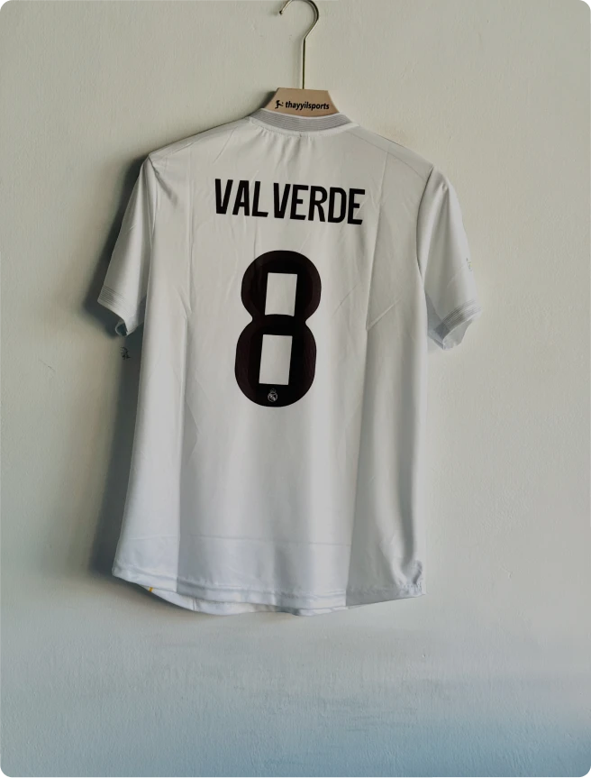 REAL MADRID 25-26 HOME KIT VALVERDE EMBROIDERY PREMIUM
