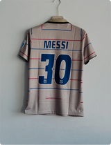 BARCELONA 2003-04 AWAY KIT MESSI POLO EMBROIDERY PREMIUM