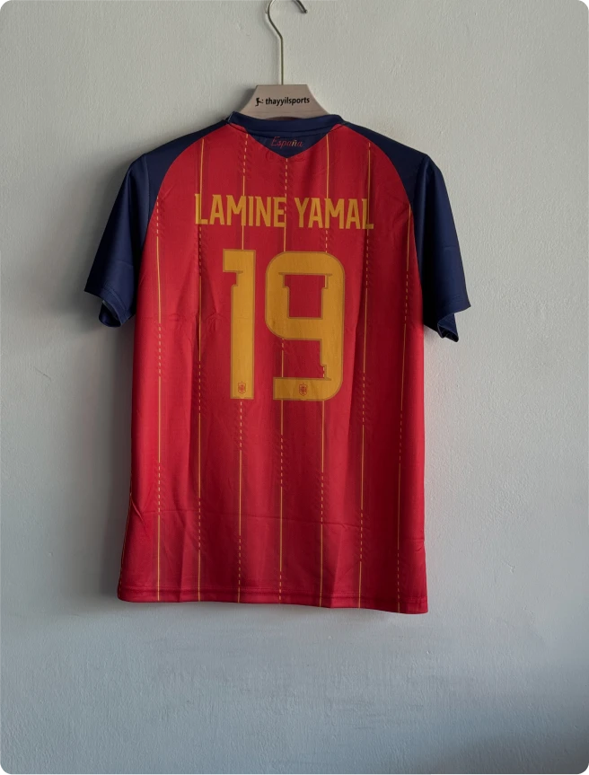SPAIN 2026 HOME KIT LAMINE YAMAL EMBROIDERY