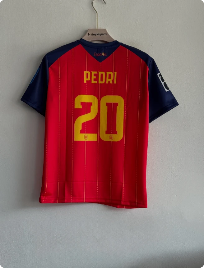 SPAIN 2026 HOME KIT PEDRI EMBROIDERY