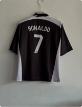 REAL MADRID B&W SPECIAL KIT RONALDO FIVESLEEVE POLO EMBROIDERY
