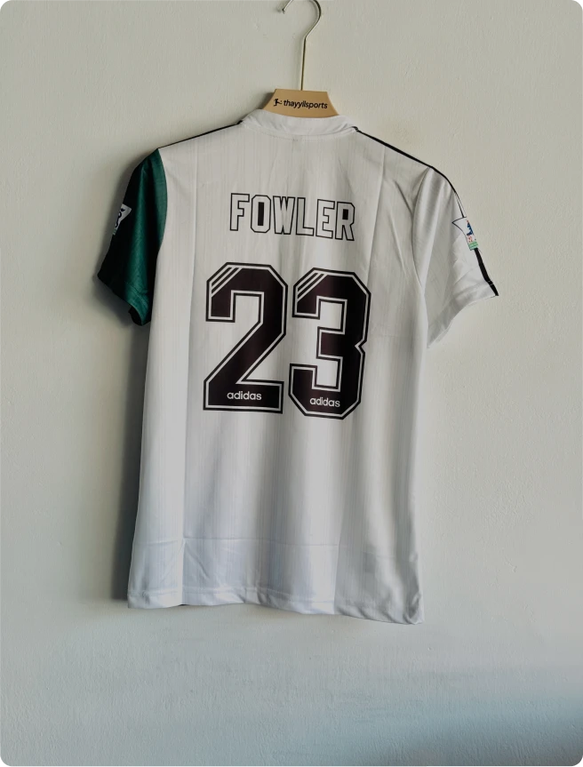 LIVERPOOL 1995-96 AWAY KIT FOWLER POLO EMBROIDERY PREMIUM