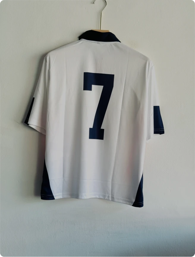 ENGLAND VINTAGE KIT FIVESLEEVE POLO EMBROIDERY PREMIUM