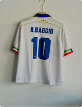 ITALY 1995 AWAY KIT BAGGIO FIVESLEEVE POLO