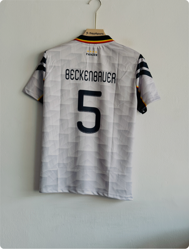 GERMANY FANTASY KIT BECKENBAUER POLO EMBROIDERY
