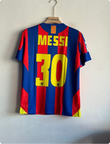 BARCELONA 2005-06 HOME KIT MESSI EMBROIDERY