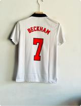 ENGLAND 1998 HOME KIT BECKHAM POLO EMBROIDERY PREMIUM