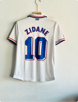 FRANCE 1998 AWAY KIT ZIDANE POLO EMBROIDERY PREMIUM
