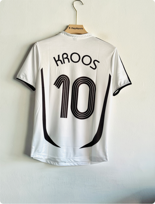 GERMANY 2006 HOME KIT KROOS EMBROIDERY PREMIUM