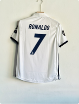 REAL MADRID 2016-17 HOME KIT RONALDO POLO EMBROIDERY PREMIUM