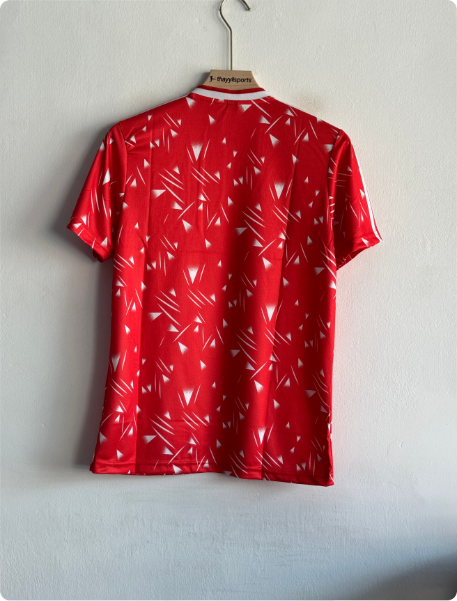 LIVERPOOL 1989-90 HOME KIT EMBROIDERY PREMIUM