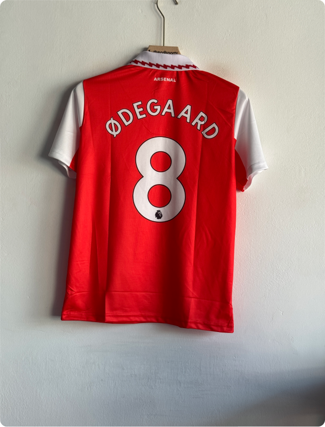 ARSANEL 2022-23 HOME KIT ODEGAARD POLO EMBROIDERY