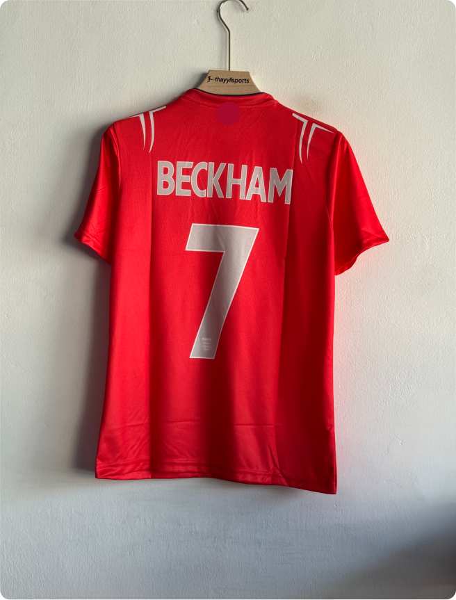 ENGLAND 2004-05 AWAY KIT BECKHAM EMBROIDERY PREMIUM