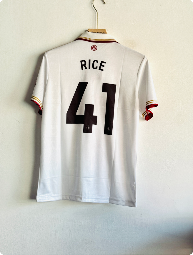 ARSENAL 25-26 THIRD KIT RICE POLO EMBROIDERY PREMIUM – Thayyil Sports