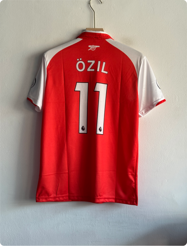 ARSANEL 2017-18 HOME KIT OZIL POLO EMBROIDERY PREMIUM