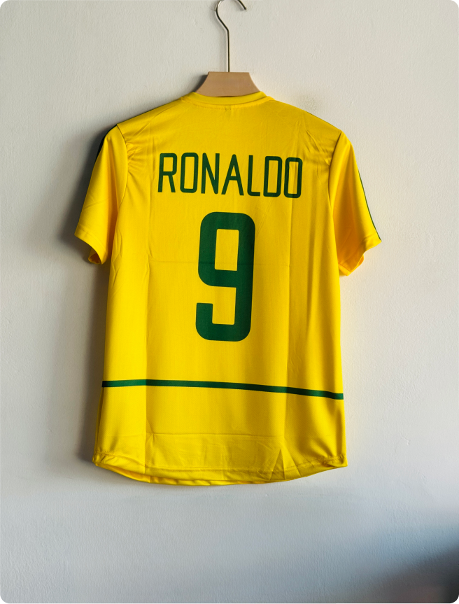 BRAZIL X STUSSY 2002 HOME KIT RONALDO EMBROIDERY PREMIUM