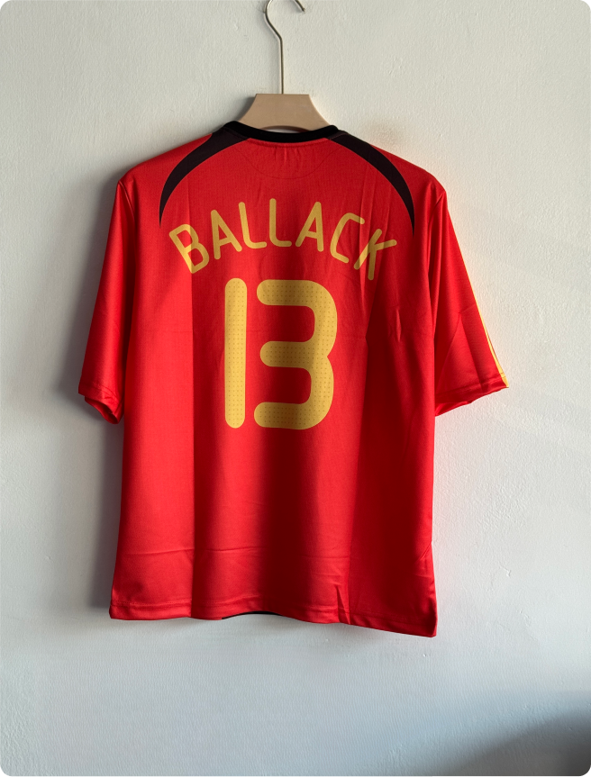 GERMANY 2008-09 AWAY KIT BALLACK FIVESLEEVE EMBROIDERY PREMIUM