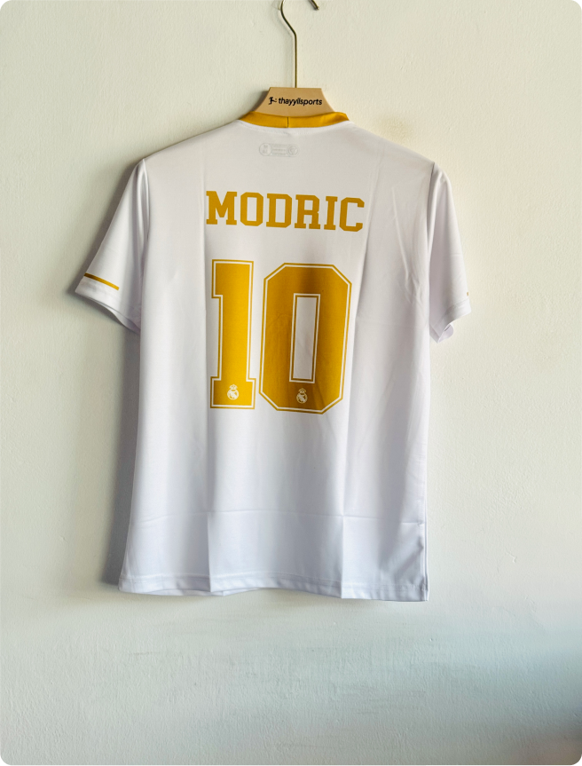 REAL MADRID 2019-20 HOME KIT MODRIC EMBROIDERY