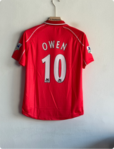LIVERPOOL 2000-01 HOME KIT OWEN POLO EMBROIDERY PREMIUM