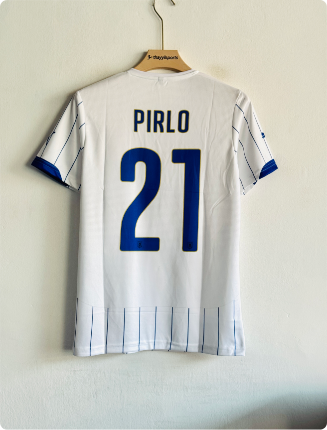 ITALY 2014 AWAY KIT PIRLO EMBROIDERY PREMIUM