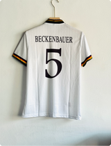 GERMANY 1996 HOME KIT BECKENBAUER POLO EMBROIDERY PREMIUM