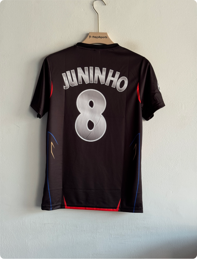 OLYMPIQUE LYONNAIS 2007-08 THIRD KIT JUNINHO EMBROIDERY PREMIUM