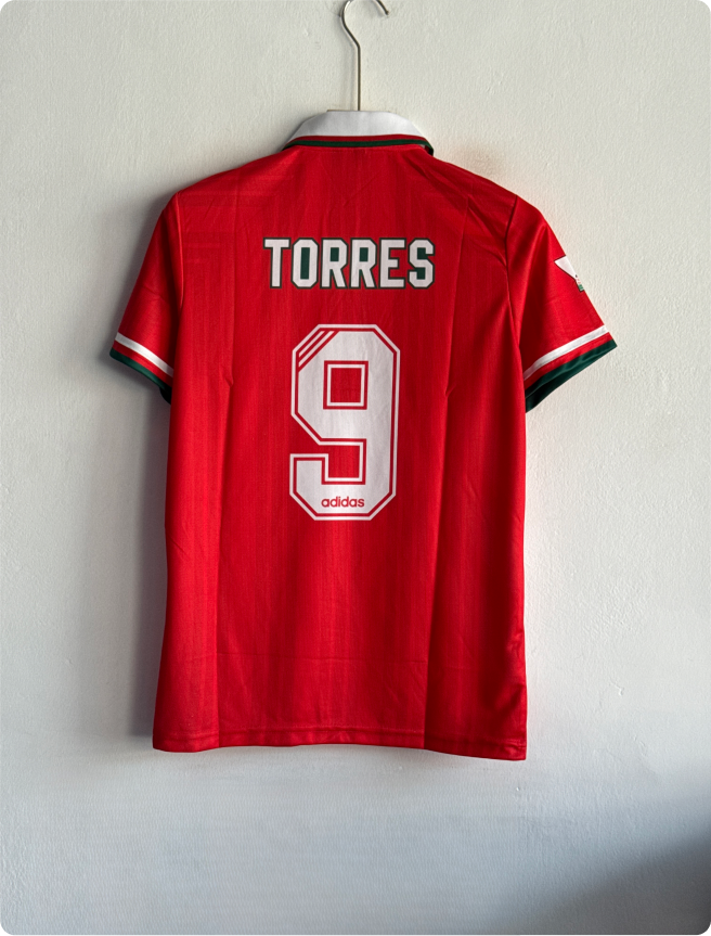 LIVERPOOL 1993-94 HOME KIT TORRES POLO EMBROIDERY PREMIUM