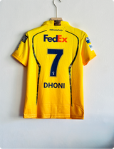 CHENNAI SUPER KINGS 2026 KIT DHONI POLO EMBROIDERY PREMIUM