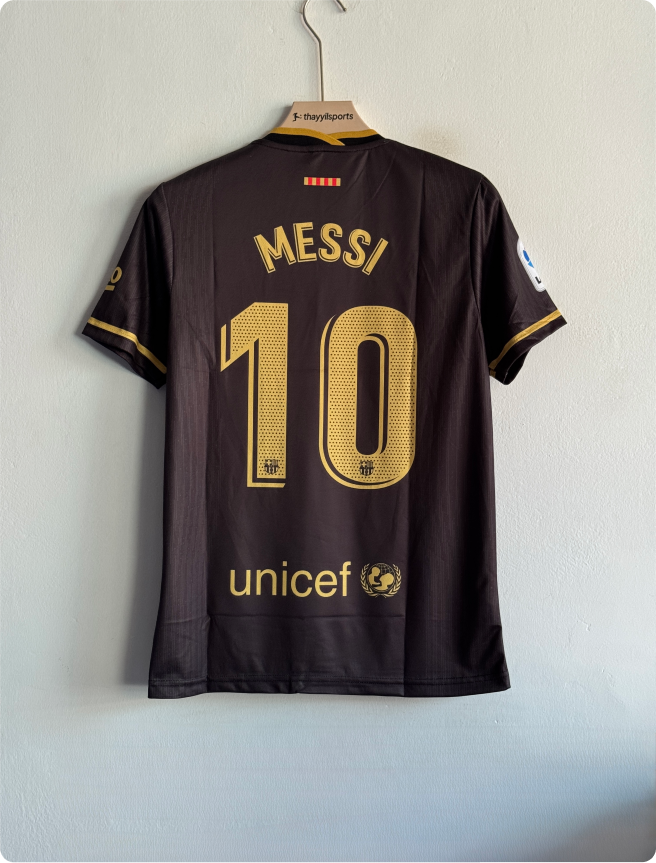 BARCELONA 20-21 AWAY KIT MESSI EMBROIDERY PREMIUM