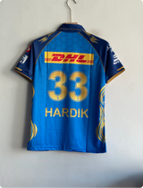 MUMBAI INDIANS 2026 KIT HARDIK POLO EMBROIDERY PREMIUM