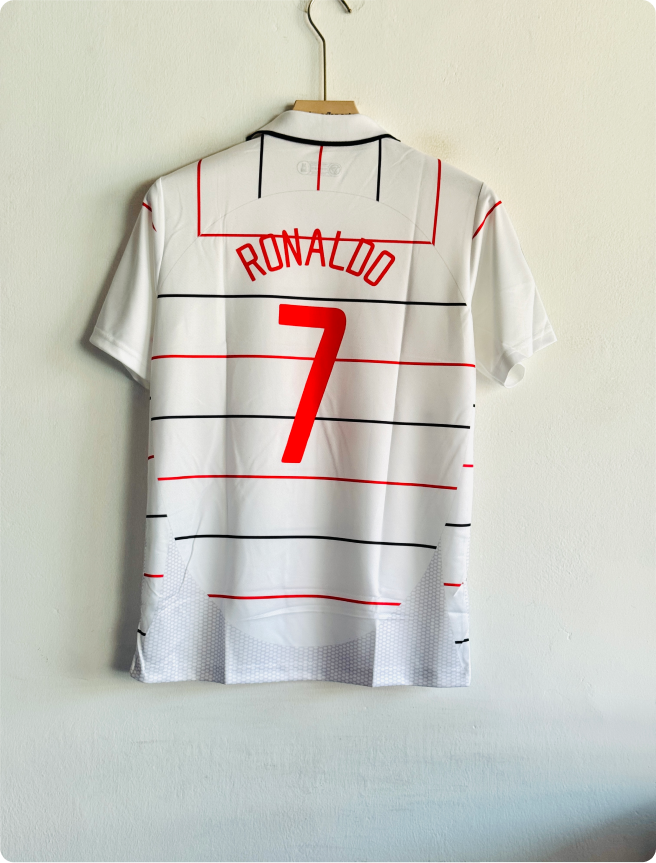 MANCHESTER UNITED 2003-04 THIRD KIT RONALDO POLO EMBROIDERY