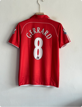 LIVERPOOL 2006-07 HOME KIT GERRARD POLO EMBROIDERY PREMIUM
