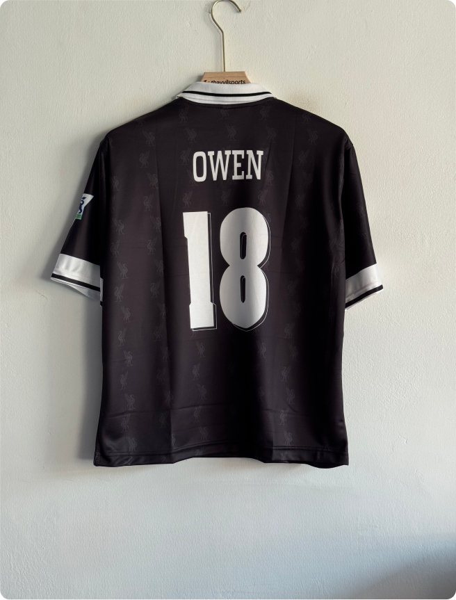 LIVERPOOL 1996-97 AWAY KIT OWEN FIVESLEEVE POLO