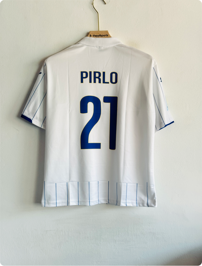 ITALY 2016-17 AWAY KIT PIRLO FIVESLEEVE POLO