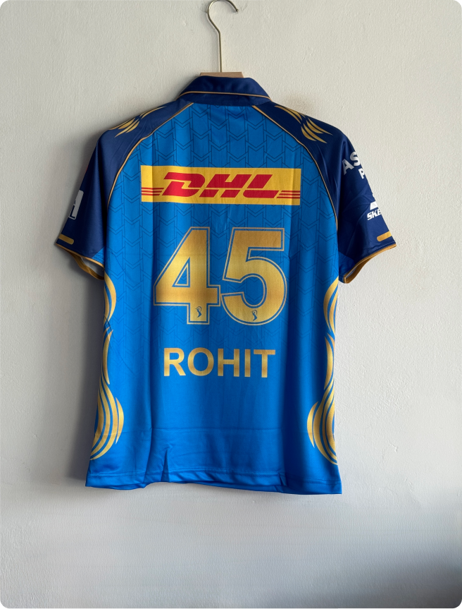 MUMBAI INDIANS 2026 KIT ROHIT POLO PREMIUM