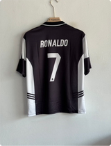 REAL MADRID BLACK CONCEPT KIT RONALDO FIVESLEEVE POLO