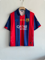 BARCELONA 2014-15 HOME KIT NEYMER FIVESLEEVE POLO